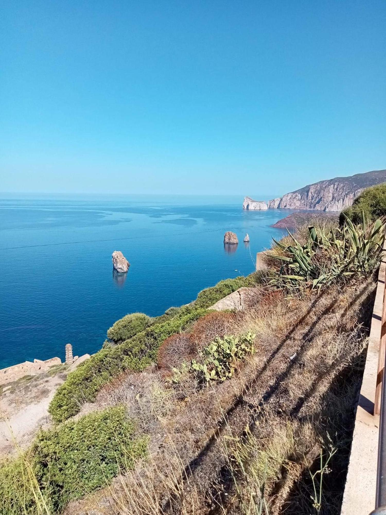 La Perla E Le Conchiglie Tanca Piras Vista Mare Βίλα Nebida Εξωτερικό φωτογραφία